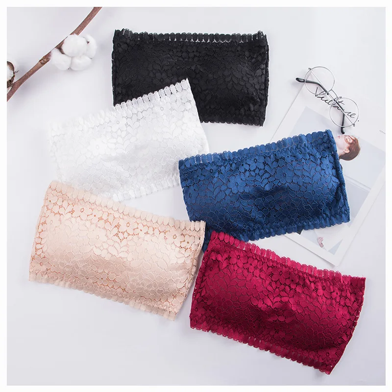 3D Sexy Lingerie Seamless Sport Bra Backless Strapless Top Bra Push Up Bralette Brassiere Women Underwear lace vest wrapped