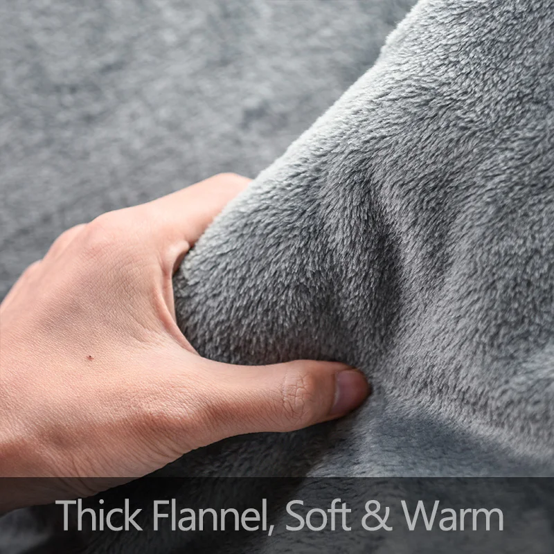Winter Men Flannel Pajamas Set Warm Lounge Male Coral Fleece Sleepwear Blanket Pijamas Home Clothes Winter Thicken Soft Pyjama