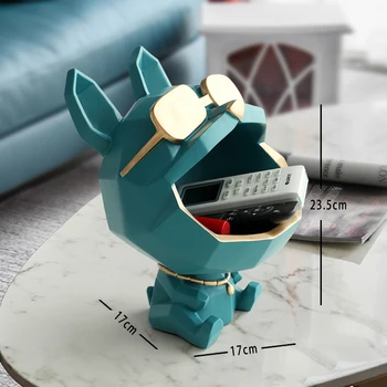 

Sculpture Resine Ornaments Home Decoration Big Mouth Monkey Decorative Figurines Storage Box Sculpture Modern Art Statues