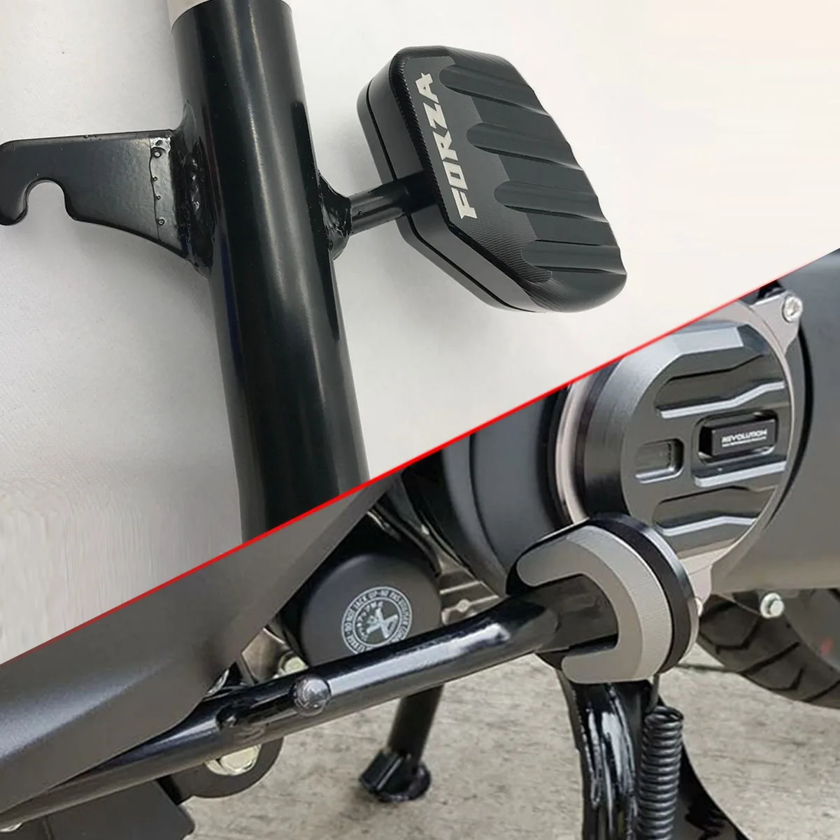Для HONDA Forza 300 Forza 125 250 Forza300 аксессуары для мотоциклов боковая откидная подножка подставка удлинитель тормозные колодки