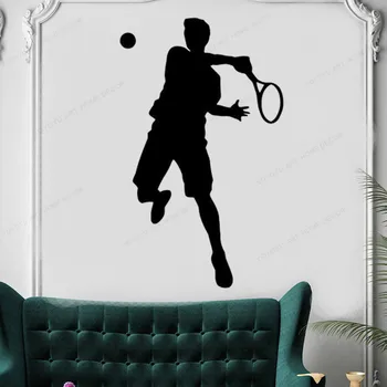 

Tennis Wall Decal home decor Tennis Wall Decor Tennis Wall Sticker vinyl for boys room removable wall art mural HJ661