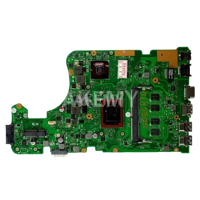 Для For Asus X555QG X555Q X555B X555BP материнская плата для ноутбука A12 9700 CPU 8 Гб RAM REV.2.0 с 2