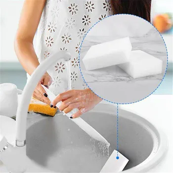 

Magic Wipes for Kitchen Cleaning Wipes White Sponges for Cleaning Kitchen Blocks, Washing Dishes