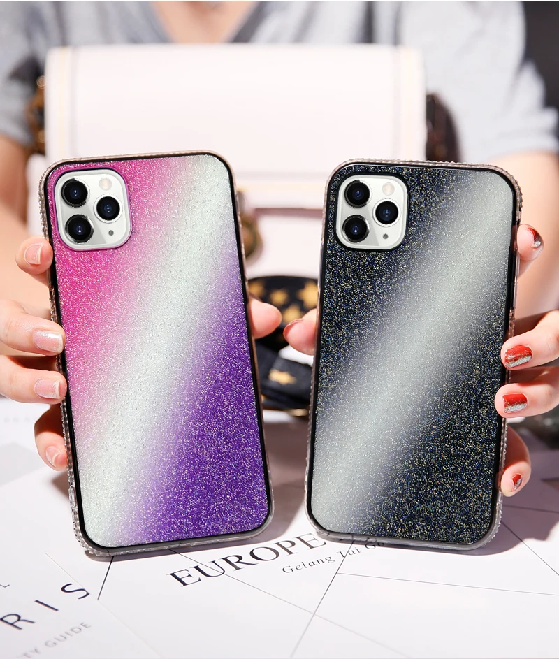 Luxury Bling Glitter Diamond Gradient Phone Case For Samsung Galaxy
