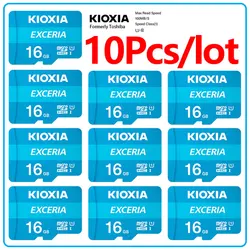 Toshiba Kioxia – carte mémoire Flash 16G micro sd, haute vitesse de lecture 100 mo/s, 10 pièces/lot, U1 R100 C10 