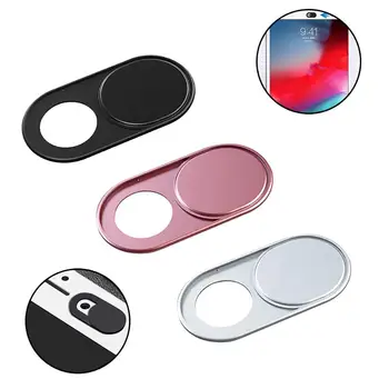 

3Pcs Laptop Camera Cover Slider Mobile Phone Front Lens Metal Cover Privacy Protection Sticker For iPad Tablet Webcam shutter