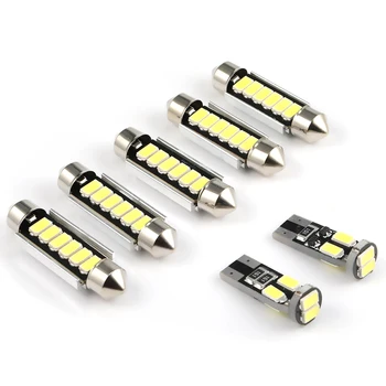 

7pcs Perfect White Canbus LED Interior Lamp Indoor Map Dome Light Bulb Kit for VW T4 1996-2003