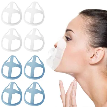 

5pcs 3D Breathable Valve Mouth Mask Support Breathing Assist Mask Inner Cushion Bracket Food Grade Silicone Mask Holder