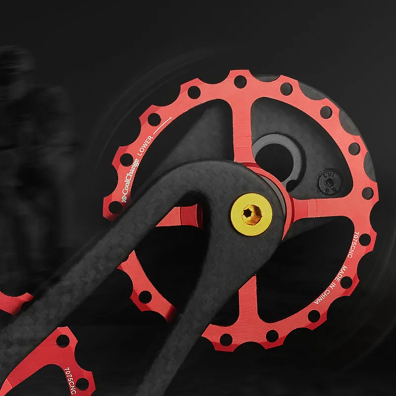 

Riding Racing Bike Ceramic Bearing Derailleur Pulley Rear Derailleur Guide Wheel