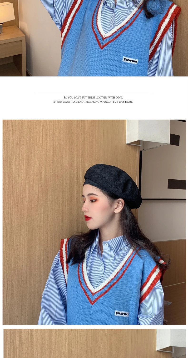 Redwood Beret Female Summer Thin British Retro Painter Octagonal Hat Korean Chao Autumn Winter Black Solar System