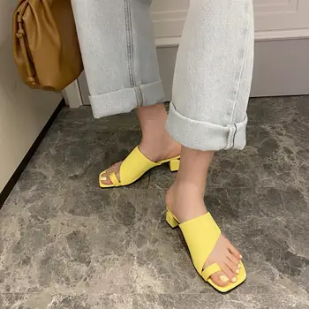 

Women's Summer Square Toe Girls' Shoes Slingback Sandal Women