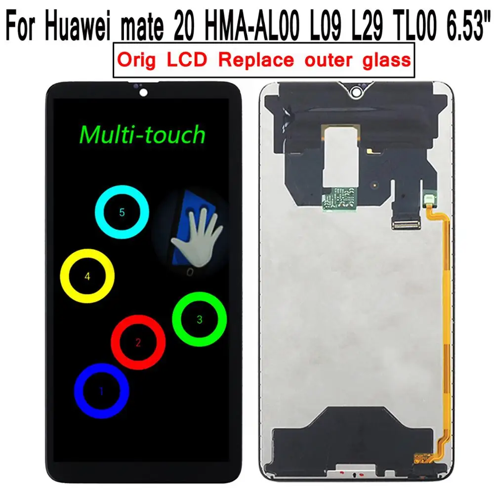 Shyueda оригинальный 6 53 &quotдля Huawei mate 20 HMA-L09 HMA-AL00 HMA-L29 ЖК-дисплей сенсорный экран