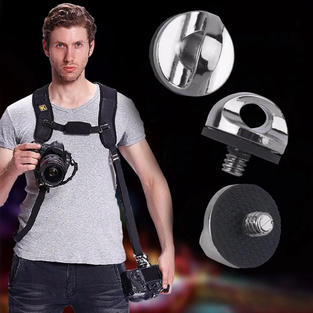Новинка 1/" винт для DSLR ремешок для фотокамеры SLR штатив быстросъемная пластина крепление новейшая