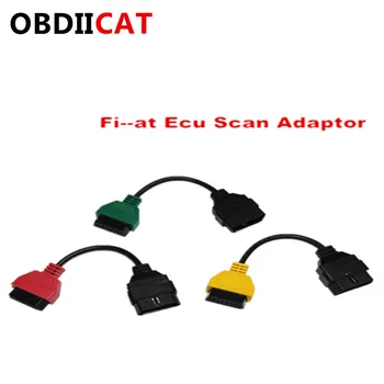 

High Quality for Fi--at Ecu Scan Adaptors for Fia-t Connect Cable (3 Pieces/ Set) Free Shipping Three Colors