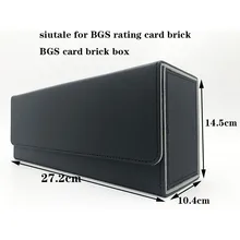 

BGS Rating Card Brick Storage Box PSA Card Brick Card Case Deck Box For MTG/TCG/ PTCG/PKM Trading Cards Can Hold 30+ Card Bricks