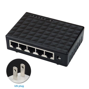 

5-Port Desktop Ethernet Exchange LAN Switch Network Mini Adapter Gigabit Hub