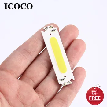 

ICOCO 12V 2W LED Light Strip 60x15mm COB LED Module Super Cool Eight Colors Optional Light COB Light Bar Buy 1 Get 1 Free