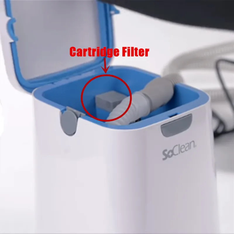 1set=2pcs Soclean CPAP Cartridge Filter Kit Filter Valve for So Clean CPAP Sanitizer Cleaner Disinfector