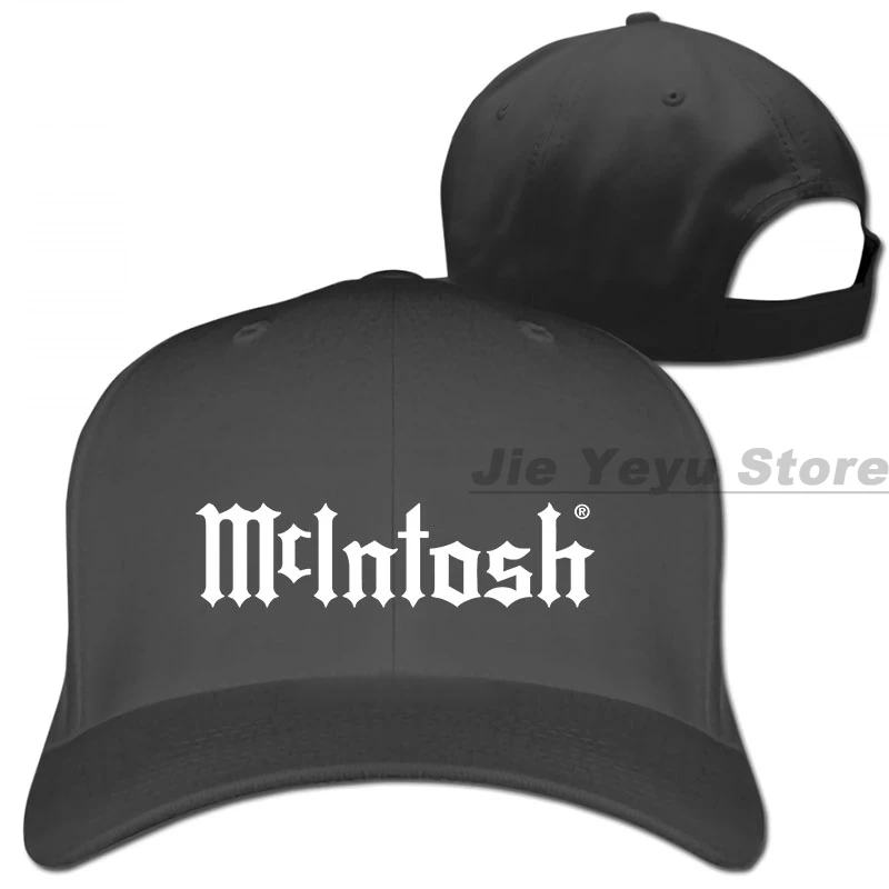 McIntosh, домашняя аудио бейсболка с логотипом для мужчин и женщин, кепки для водителя грузовика, модная Регулируемая Кепка