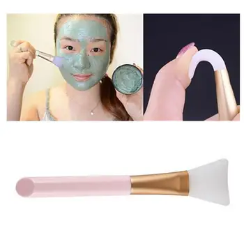 

1 Pcs Professional Pink Soft Silicone Facial Mask Brush DIY Mud Mixing Brush Face Mud Mixing Brush Skin Care Tool TSLM1