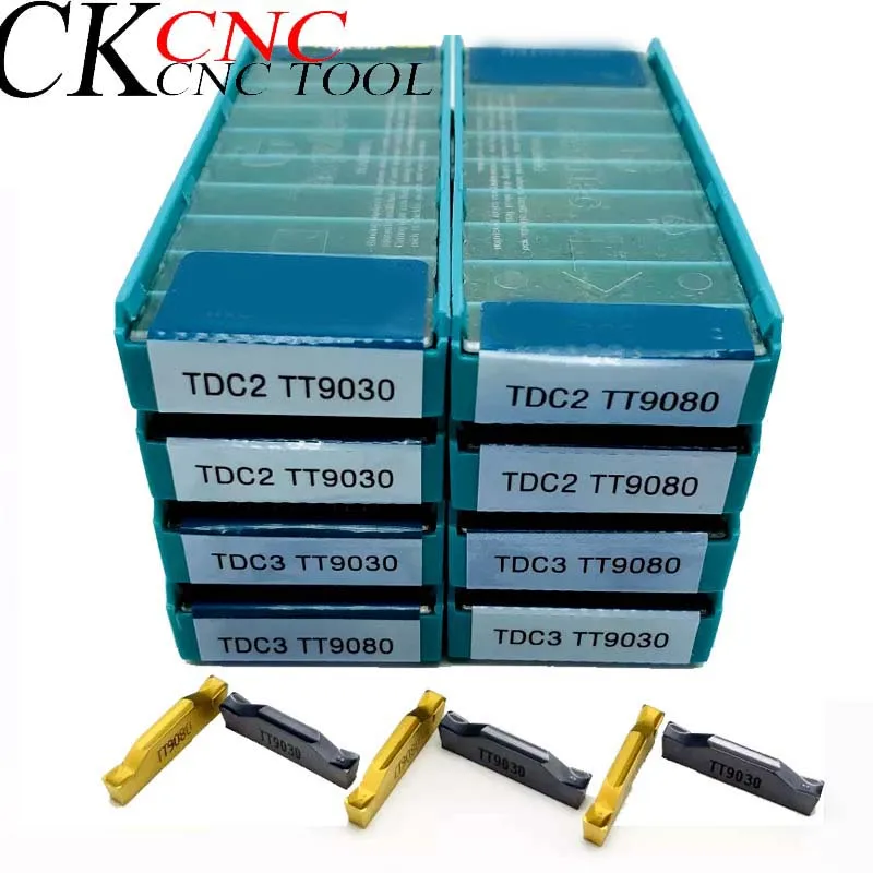 Лезвие для резки ножа TDC2 TT9030 TT9080 2 мм токарные инструменты карбидная вставка