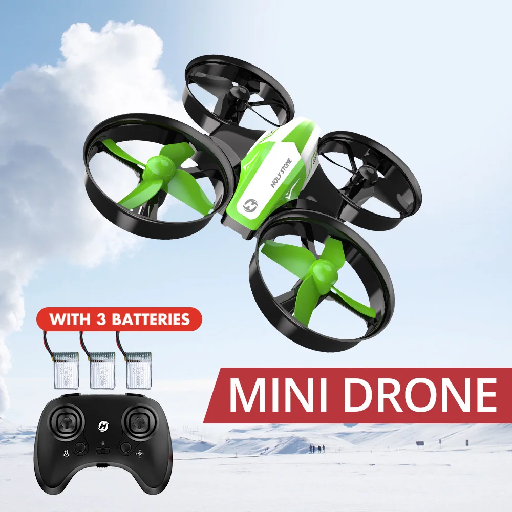 Holy Stone HS210 Mini Drone Kids Toy Infantil Drones Mini RC Quadrocopter Quadcopter Dron One Key Land Helicopter 50M Green Boy Holy Stone HS210 Mini Drone Kids Toy Infantil Drones Mini RC Quadrocopter Quadcopter Dron One Key Land Helicopter 50M Green Boy