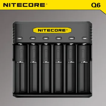 

New arrival NITECORE Q6 Q Series 6 Slots Quick Charger with Compact Size Perfectly compatible with 20700 and 21700 batteries