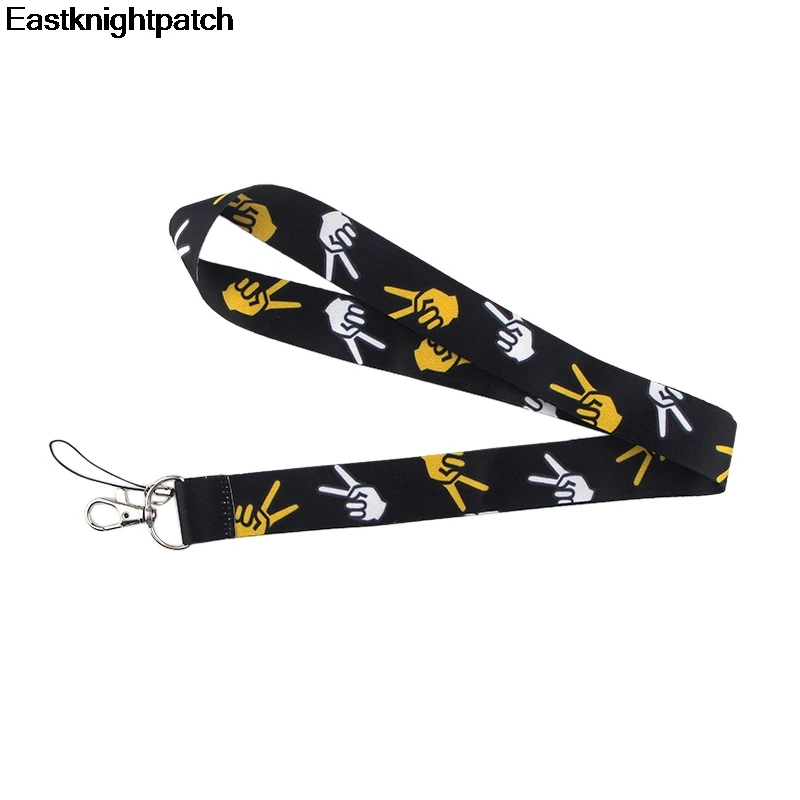 

Fashion Scissors finger Tags Strap Neck Lanyards for keys ID Card Pass Gym Mobile Phone USB badge holder DIY Hang Rope E0872