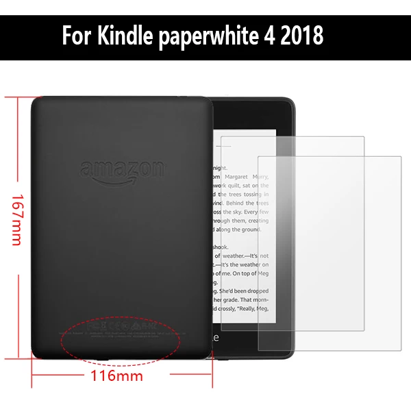 KPW4GHM2 2 шт. чехол для экрана из закаленного стекла для kindle paperwhite для kindle 10th для kindle 4 kindle 5 6 - Цвет: KPW4GHM2