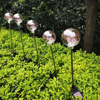 

Landscape Lights Spherical Solar Powered Garden Solar Lights Yard Lamp Patio Waterproof Eco-Friendly Lawn Lamp Home