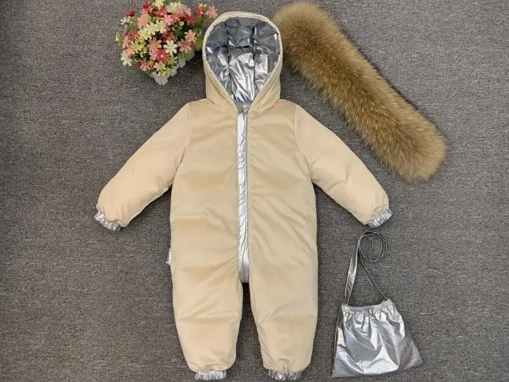 Dollplus/детская зимняя одежда для маленьких девочек детский зимний комбинезон, Цельный Детский комбинезон для мальчиков комбинезон с капюшоном для девочек, комбинезон для новорожденных