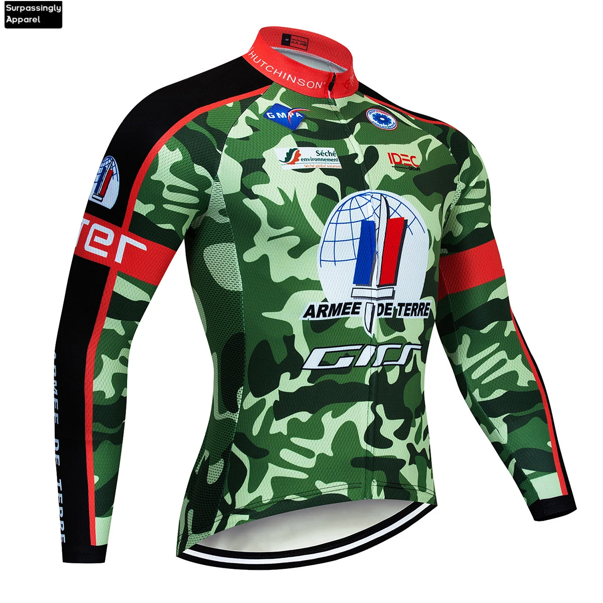 

Men Camouflage Cycling Team Jersey Autumn Spring Mountain Bike Jacket Sportswear 2019 Long Sleeve Bike Maillot Ropa Ciclismo