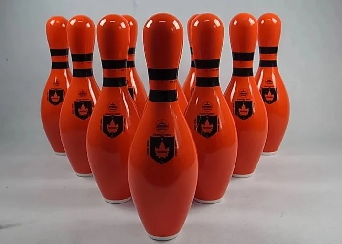 light red 10 шт/картонная булавка для боулинга, клен, цветная Высококачественная булавка для боулинга - Цвет: light red