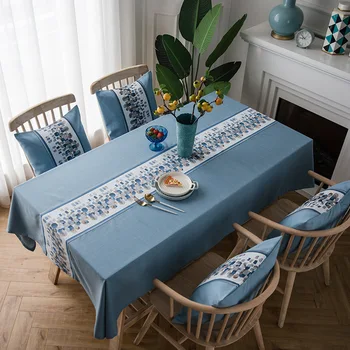 

The New Factory Direct Waterproof Nordic Coffee Table Tablecloth Fabric Cotton Hipster Tablecloth Imitation Linen Table