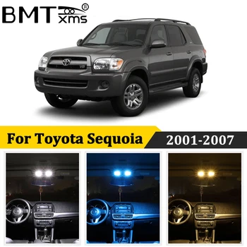 

BMTxms 20Pcs Canbus For Toyota Sequoia 2001-2007 Car LED Interior Map Dome Light License Plate Lamp Kit Auto Accessories