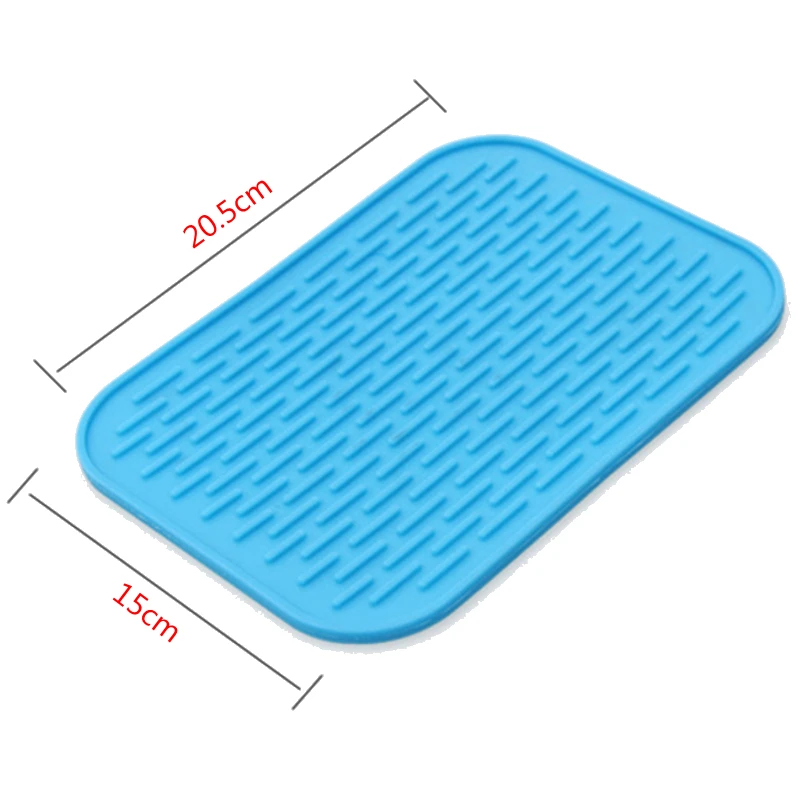 Silicone Drain Mat Dish Drying Cup Mat 32x25x0.5cm Heat Resistant Pot Pad  for Kitchen Tableware Foldable Dish Draining Tool - AliExpress