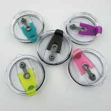 HOWTELEE 1 шт. устойчивость к разливам Крышка для 20 и 30 унций Rambler id подходит Tumblers с соломенными заглушки отверстий крышки для 20 унций и 30 унций