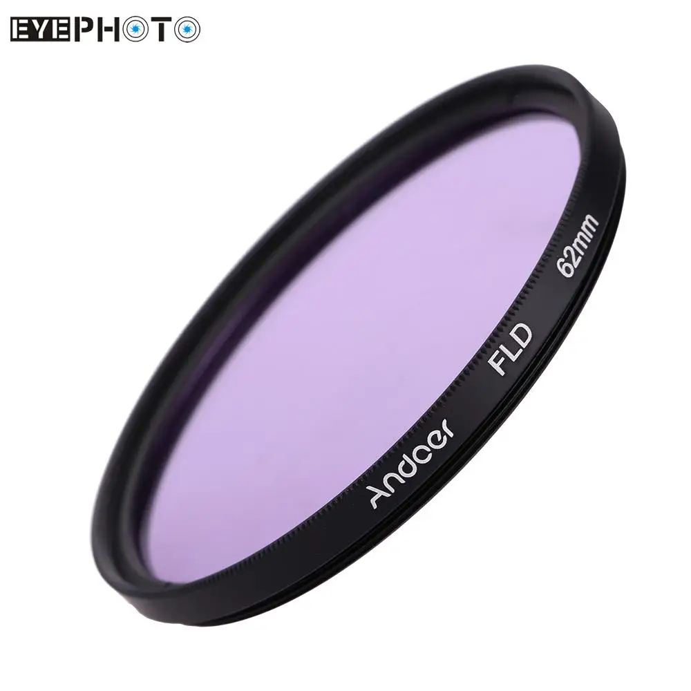 Andoer 62 мм UV+ CPL+ FLD+ ND набор фильтров для фотосъемки, Ультрафиолетовый круговой поляризационный флуоресцентный фильтр нейтральной плотности