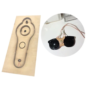 

DIY leather craft eye hanging chain die cutting knife mold metal hollowed punch tool blade