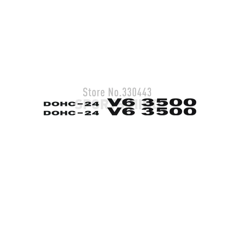 3 пары DOHC-24 V6 3500 виниловые автомобильные наклейки для Mitsubishi Pajero Sport Shogun Montero L200 L300 L400 аксессуары для стайлинга автомобилей