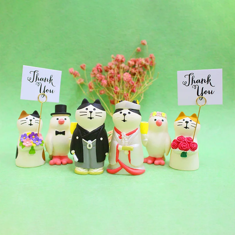 1PC Lovely Cat Resin Crafts Miniature Figurines Fairy Garden Ornaments Valentine's Day Present Home Decoration Accessories DIY | Дом и сад