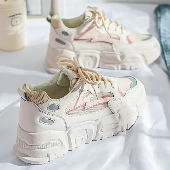 

2020 new summer wild breathable casual sports shoes spring super fire thick bottom comfortable running shoes for women ZP-105