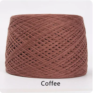Coffee Meetee 1 шт. = 250g хлопчатобумажной пряжи для линии хлопок и шерсть ручное ткачество 8-удельный вес синтез молочная хлопковая Детская Пряжа DIY свитер линии - Цвет: Coffee