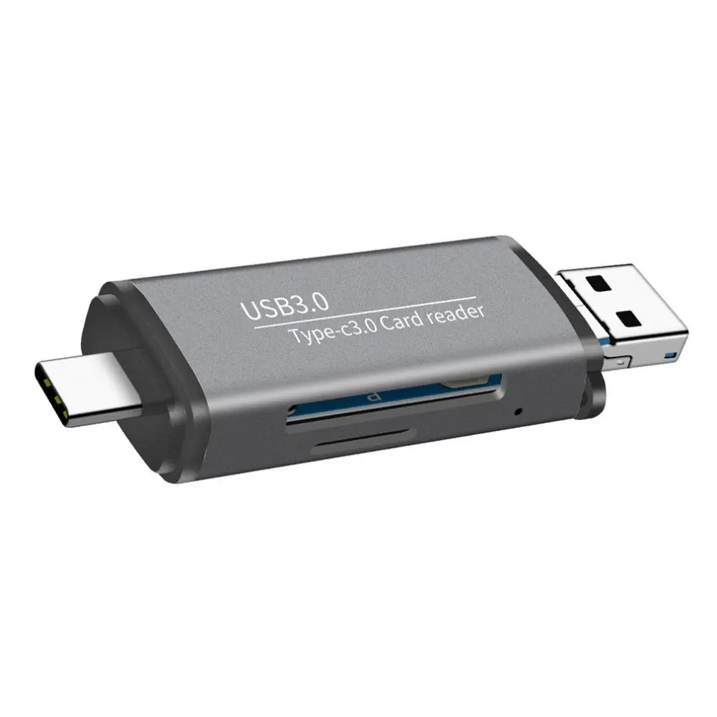 2 в 1 USB3.0 компьютерный кард-ридер Многофункциональный Otg высокоскоростной TF/безопасный цифровой кард-ридер