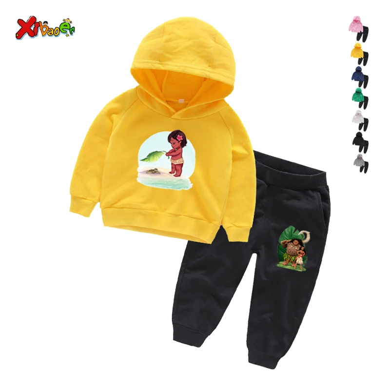 Kids Clothes Set Модная детская зимняя одежда для мальчиков футболка с капюшоном и рисунком для маленьких мальчиков топы+ камуфляжные штаны; комплект одежды - Цвет: Kids Clothes Set