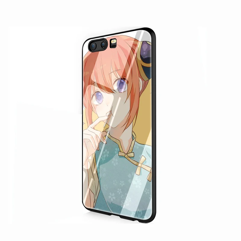 G6 EWAU gintama kagura Gintoki чехол из закаленного стекла для телефона для huawei P10 P20 P30 mate 20 Lite pro P Smart Y6 Y9 Honor 8X9 10 - Цвет: G6
