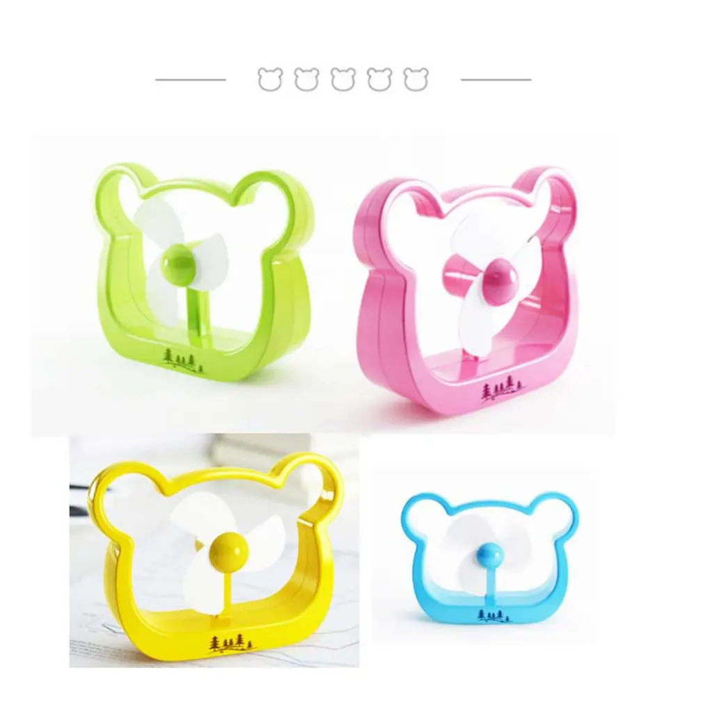 Cub USB вентилятор мультяшный милый офисный обучающий Настольный портативный удобный Электрический Вентилятор Мощный бесшумный Ультра тихий