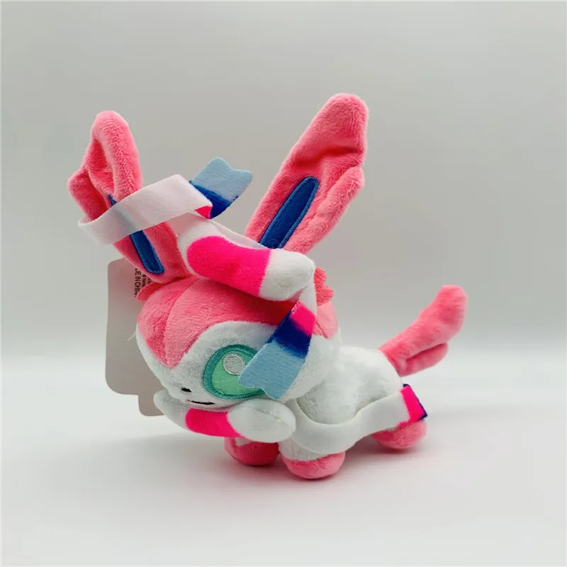 Pokemon Plush Eevee Evolution Sylveon Figurine Pokemon Plush Toys Animal Plush Toys Dolls Eevee Stuffed Plush Toys for Kid