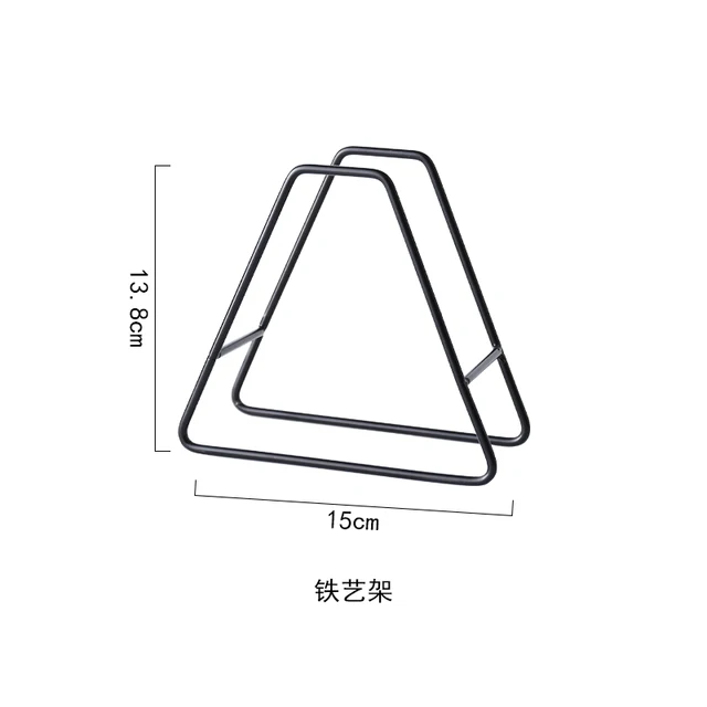 $US $15.80 Nordic Silicone Thermal Insulation Pad Placemat Shelf Dining Table Cushion Iron Storage Rack Shelf Placemat Shelf Supports
