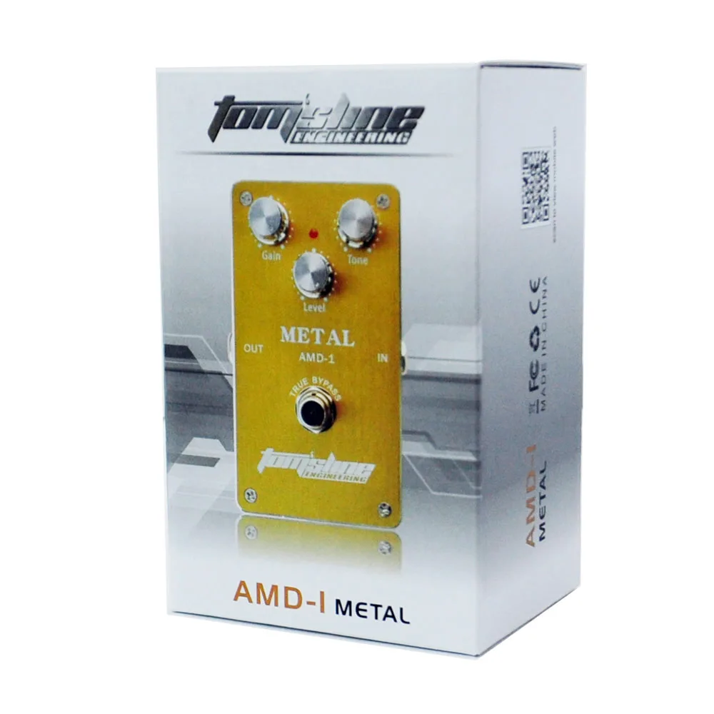 Арома AMD-1 Металл искажения педаль эффектов для электрогитары корпус из алюминиевого сплава True Bypass